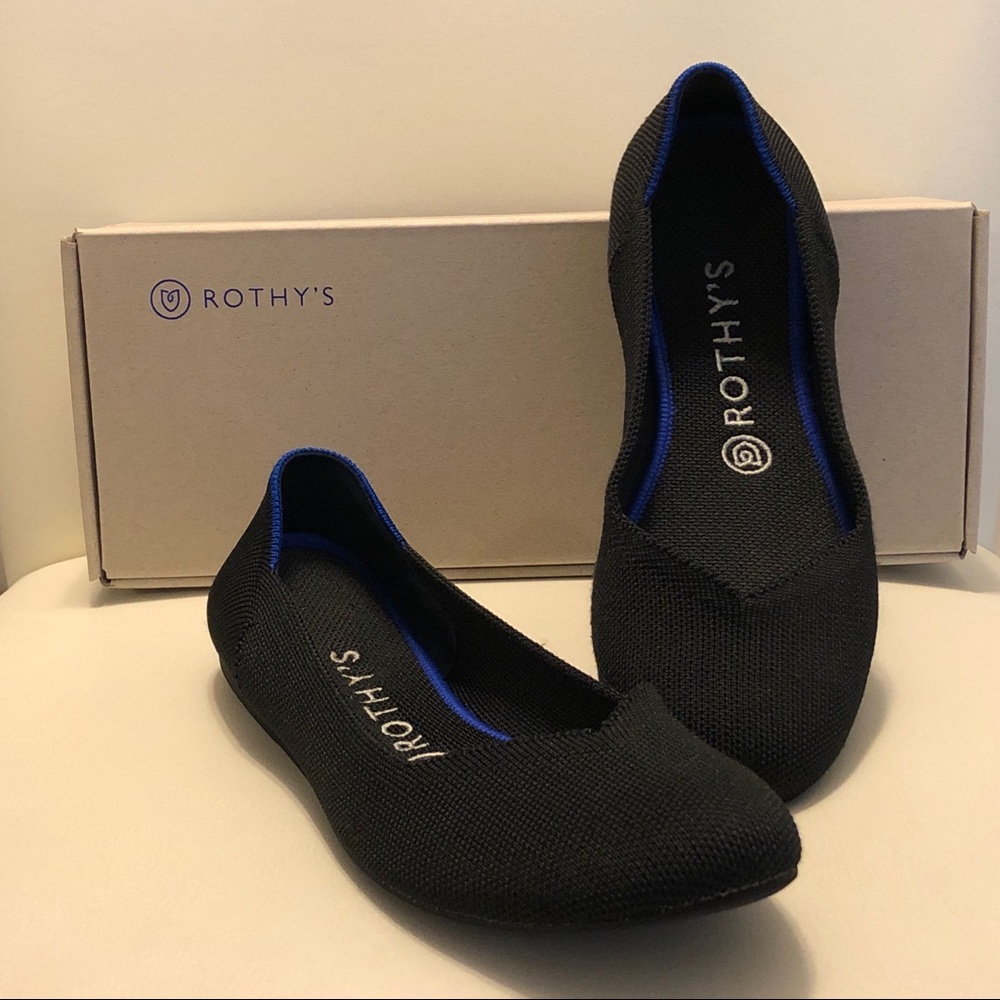 Rothy’s Black Round Toe Flats